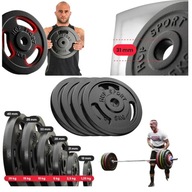 OBCIĄŻENIA ŻELIWNE TALERZE 20KG ZESTAW 4X5KG DO HANTLI SZTANGI KRĄŻKI