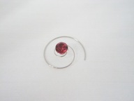 Wkrętka do włosów, czerwona