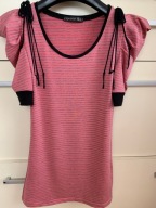 34 36 Topshop dopasowana bluzka bufiasty rękaw