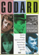 Godard - kolekcja 6xDVD - brak filmu Szalony Piotruś / stan płyt bdb