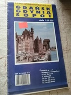 Gdańsk Gdynia Sopot stary plan miasta autobusy tramwaje