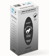 Rękawiczki nitrylowe MedaSEP Max Grip z wypustkami czarne r. XL 90 sztuk