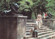 GLIWICE - PARK MIEJSKI - RZEŹBA LEW