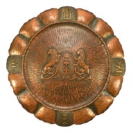 PRL PIĘKNA DUŻA PLAKIETA HERBY GDAŃSK GDYNIA SOPOT METALOPLASTYKA ZOBACZ!