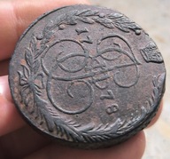 Rosja - 5 kopiejek 1778 EM K.II - BARDZO ŁADNA
