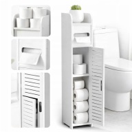 SZAFKA ŁAZIENKOWA WĄSKA AŻUROWA PÓŁKA NA PAPIER CHUSTECZKI REGAŁ 80 cm