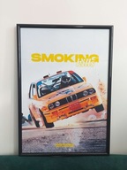 Plakat BMW e30 A3 w ramce| retro | nostalgia motorsport |wzory do wyboru