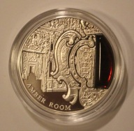 BURSZTYNOWA KOMNATA - AMBER ROOM 2 $ DOLARY 2012 NIUE CERT + ETUI, MENNICZA