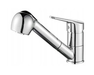 Bateria Kuchenna Stojąca Chrom Wyciągana Wylewka