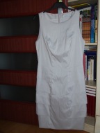 COTTON CLUB sukienka w kolorze gołębim r.M