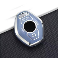 Lawendowo-srebrne etui na kluczyk BMW E38 E39 E46 E60 E63 E61 E64 E83 M5 X3
