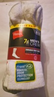 HANES CREW siedmiopak 7 pairs skarpety USA