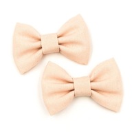 Momilio handmade Spinki do włosów kokardki Sonia petal peach