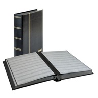 Lindner 1169S - Klaser filatelistyczny 60 czarnych stron (czarny)