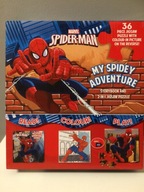MARVEL SPIDERMAN PUZZLE 2 w 1 DO KOLOROWANIA