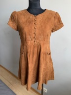 Hoss Intropia cudna sukienka 100%skóra _L