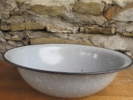 Stara SYGNOWANA Miednica/Miska_OZDOBA_śr. 40 cm_OLKUSZ PRL