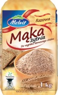 Melvit Mąka żytnia razowa do wypieku domowego chleba 1 kg