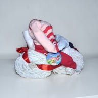 tort z pieluszek Motor