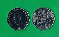 Gibraltar 50 pence " Christmas" - 2024r