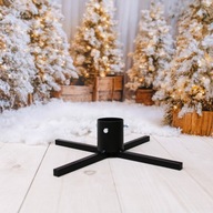 STOJAK POD NA CHOINKĘ CHOINKOWY METALOWY CZARNY OKRĄGŁY LOFT LOFTOWY