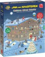 JUMBO Puzzle JvH Kalendarz Adwentowy 24x54 elementy