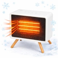 GRZEJNIK CERAMICZNY NA NÓŻKACH 1500W ELEGANCKI I STYLOWY FARELKA OGRZEWANIE