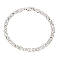 84838 Bransoletka srebrna stal chirurgiczna 316L splot gucci 18 CM 4,7 MM