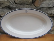 Owalny półmisek"WPR ŚLĄSK "_dł.38 cm_ LUBIANA PRL