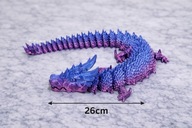 Smok mini Articulated 26 cm – efektowna figurka 3D z ruchomymi segmentami !