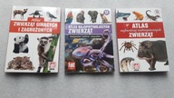 3 x ATLAS NAJSPRYTNIEJSZYCH ZWIERZAT + NAJBARDZIEJ NIEBEZPIECZNYCH + GINACE
