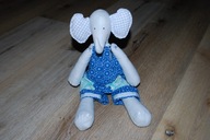 pluszak maskotka fajny słoń słonik ręczna robota