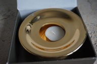 ŚWIECZNIK ORION ROYAL COPENHAGEN 24 karat GOLD ZŁOTO UNIKAT VINTAGE DENMARK