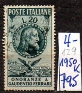 Włochy 129 , nr 795 , komplet , wydanie 1950