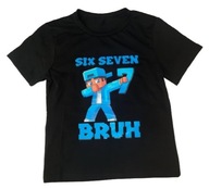Bluzeczka T-shirt koszulka 67 six seven 134-140cm 10lat
