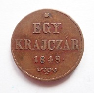 Węgry 1 krajcar 1848