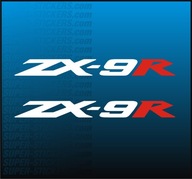 2x Naklejka Znaczek ZX-9R dla Kawasaki ZX9R, Logo bez tła, Kolory, Rozmiary