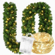 GIRLANDA LED ŚWIĄTECZNA 3M | 70 LAMPEK 7M CIEPŁA BIAŁA GĘSTA HIT XMAS!