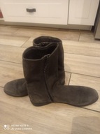 ARCHE GREY NUBUCK ANKLE BOOTS BOOTS ZIP 39