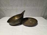 Szalki mosiężne do wagi szalkowej 5kg Carska Rosja 1908r. 20cm