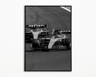 PLAKAT FERRARI F1 FORMULA 1 GRAND PRIX BOLID WYŚCIGOWY MOTOSPORT PLAKAT A3