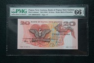 Banknot Papua Nowa Gwinea 20 kina 1996 rok PMG 66 !!!