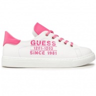 Guess Andrea białe trampki sneakersy buty róż 37