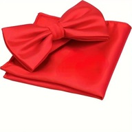 Zestaw na studniówkę Męski Muszka, Poszetka czerwona