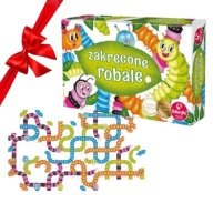 ZAKRĘCONE ROBALE GRA PLANSZOWA RODZINNA DLA DZIECI KUKURYKU 5+