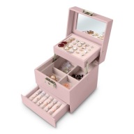 PUDEŁKO SZKATUŁKA NA BIŻUTERIĘ KUFEREK ORGANIZER