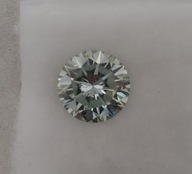 Moissanite, moissanit 2,55 ct biały jak brylant, diament, piękny