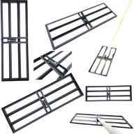 NIWELATOR TERENU POD SIANIE TRAWY PIASKOWANIE GRABIE RĘCZNY METALOWY