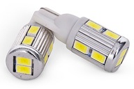 W5W LED POSTOJÓWKI 10 SMD 5630 EPISTAR BIAŁE 360°