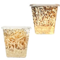 D.hydei + D.melanogaster ,zestaw 2x250 sztuk , muszki owocówki nieloty .